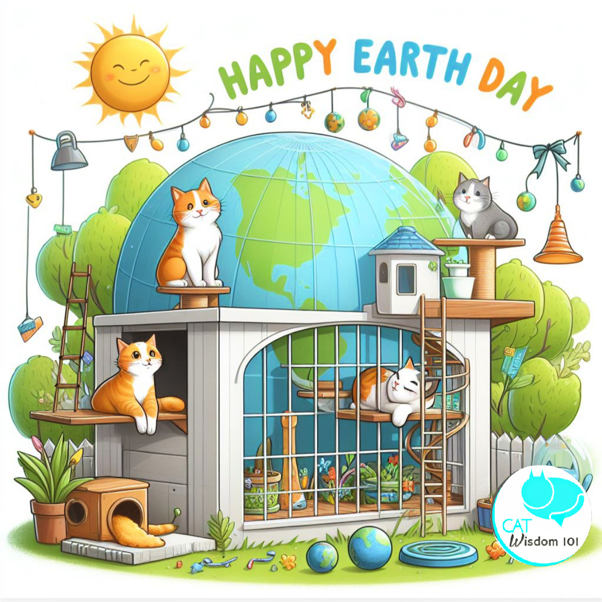 earth day indoor cats